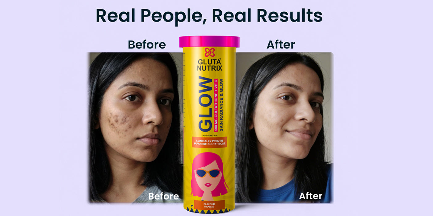 Glow for Glowing 30 Tablets  With Free Extra C