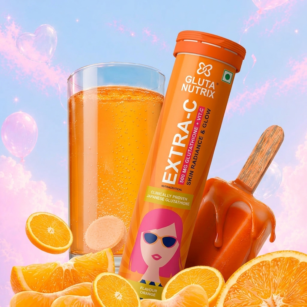 Glow for Glowing 30 Tablets  With Free Extra C